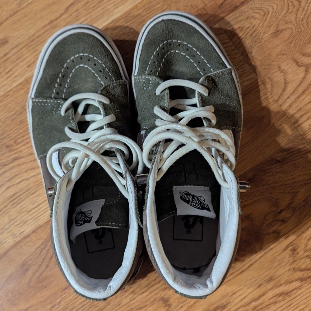 Vans Green Suede Sneakers